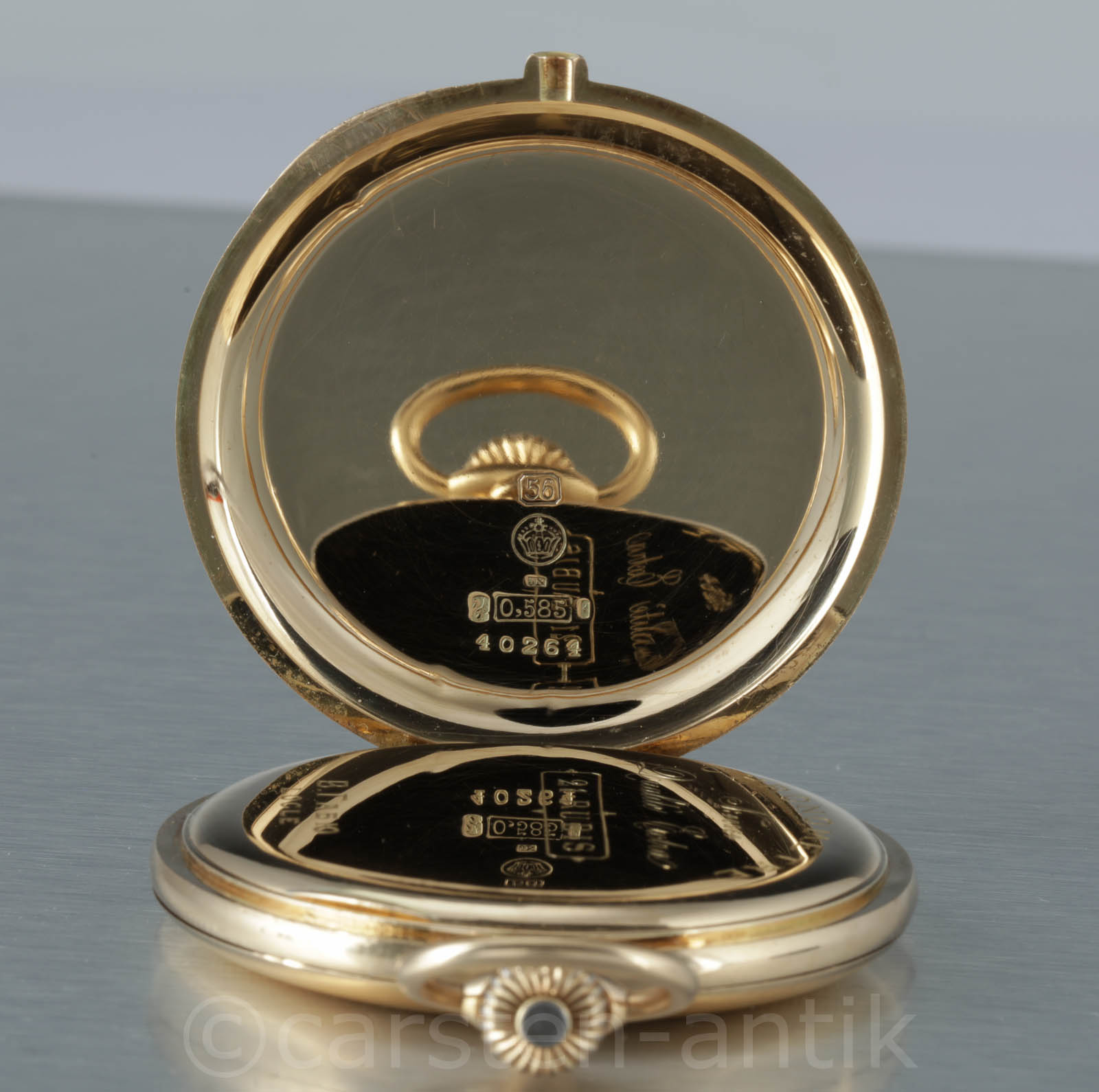 Louis William Gabus  Le Locle Pocket watch  rare Quality 