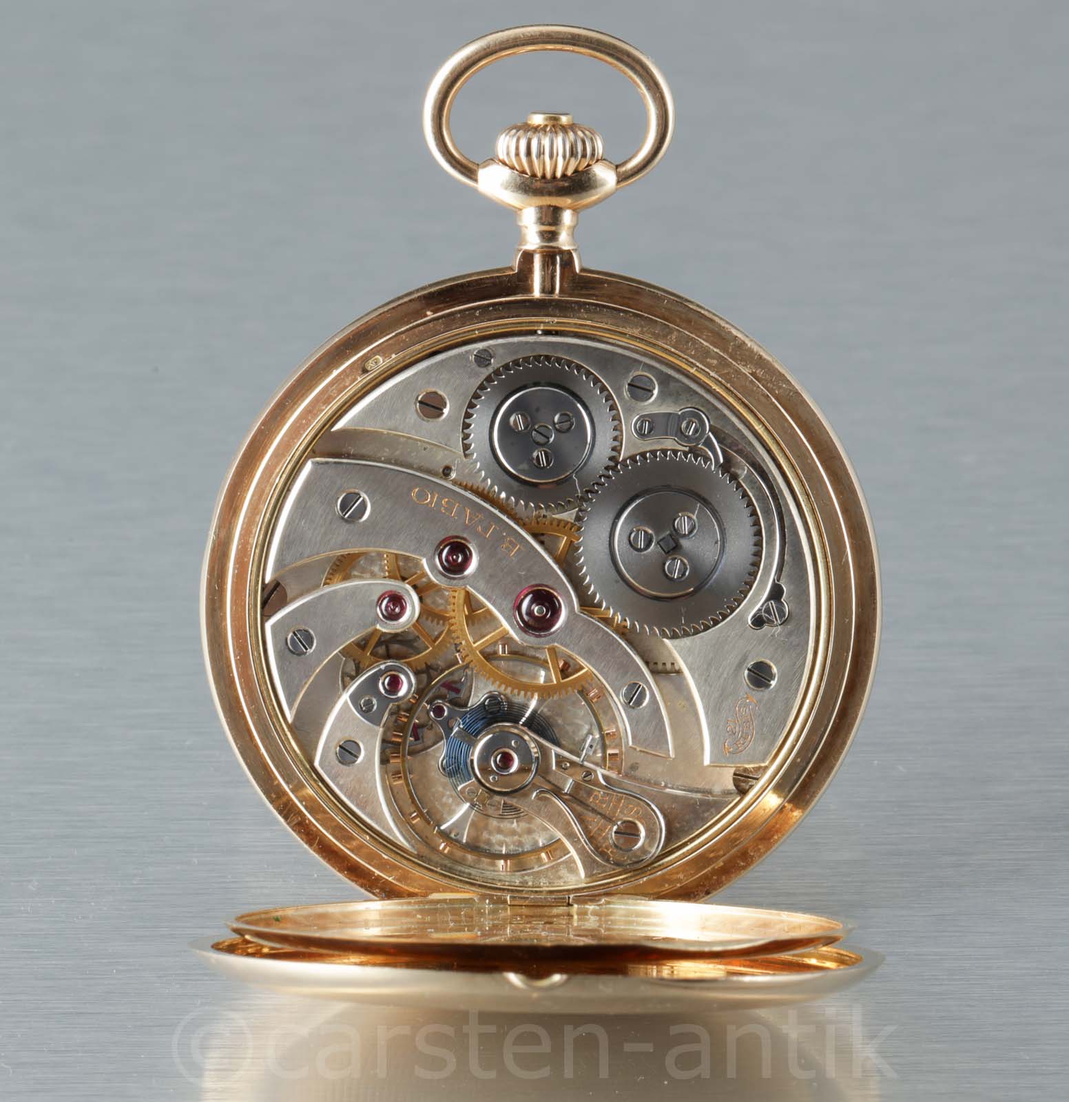 Louis William Gabus  Le Locle Pocket watch  rare Quality 